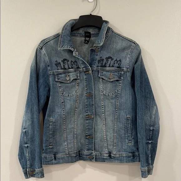 Disney The Night Before Christmas Denim jacket Halloween - Picture 3 of 6